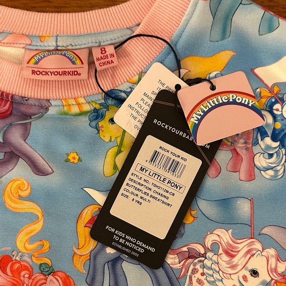 NWT Rock Your Kid x My Little Pony Sweatshirt - 8 - Picture 2 of 4